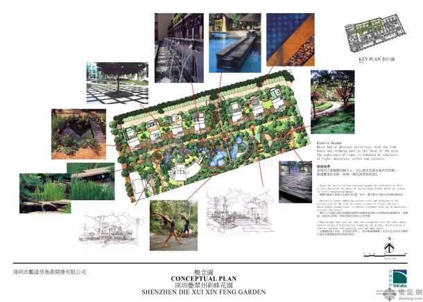 翠州新峰花园景观设计方案-图二