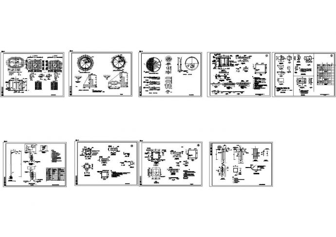 典型电气工程设计cad施工大样图（含电缆沟，人孔井，电力沟，路灯杆等）_图1