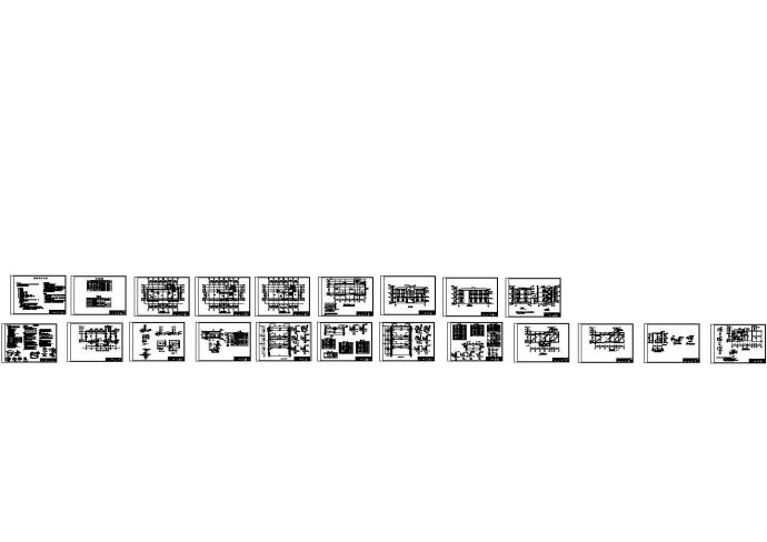 600平方米办公楼建筑设计方案CAD图纸_图1