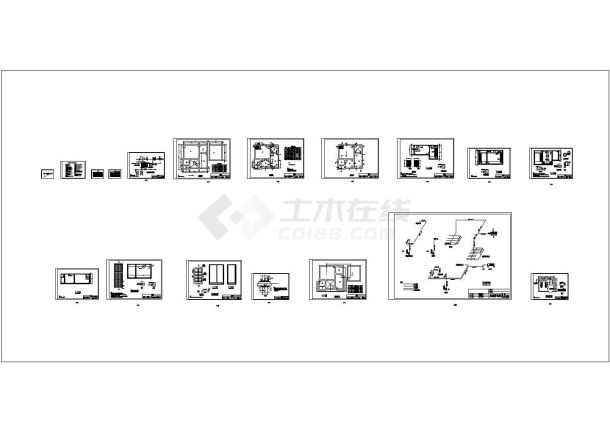 240吨每天生活污水处理工程全套图-图一