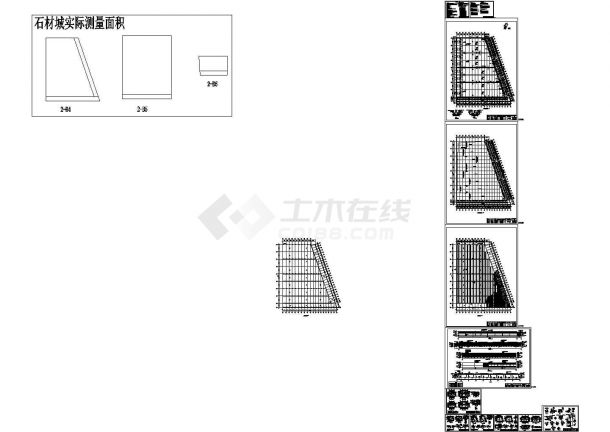 西部石材城钢结构工程设计施工CAD-图二
