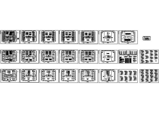 大型教学楼电气施工图纸设计（CAD，23张图纸）-图一