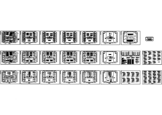 大型教学楼电气施工图纸设计（CAD，23张图纸）_图1