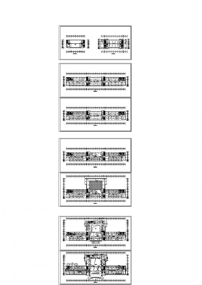 某8层门诊楼电气施工设计CAD图纸_图1