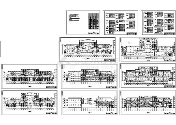 某12层病房楼建方部分电施设计图-图一
