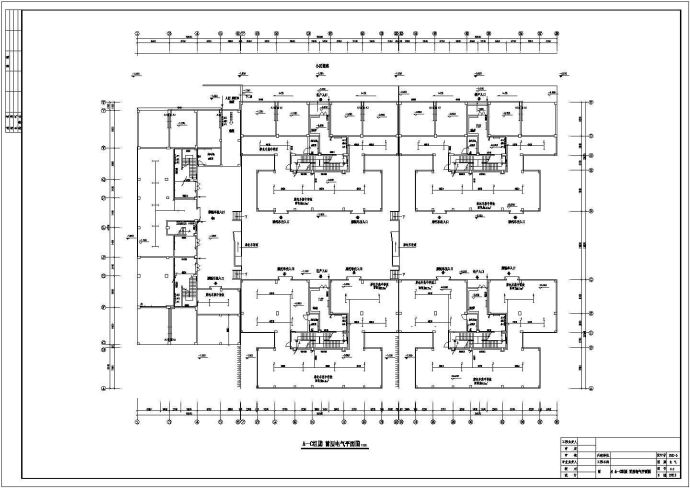 某住宅楼的电气设计图纸(cad)_图1