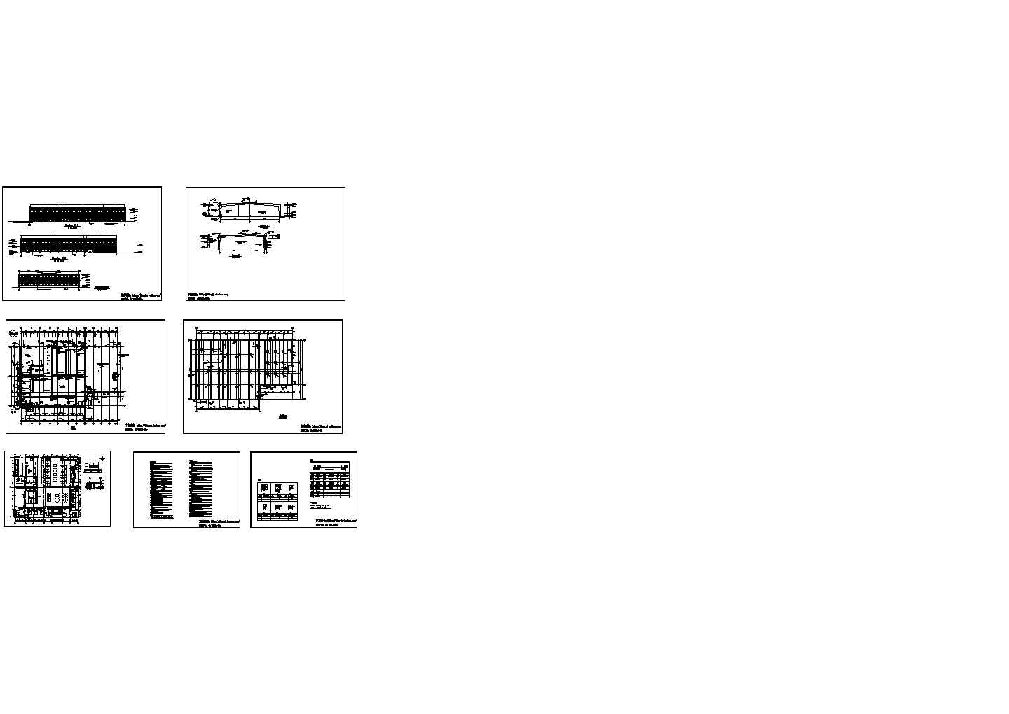 某单层3053平米轻钢结构装置生产厂房及装桶车间建施设计图