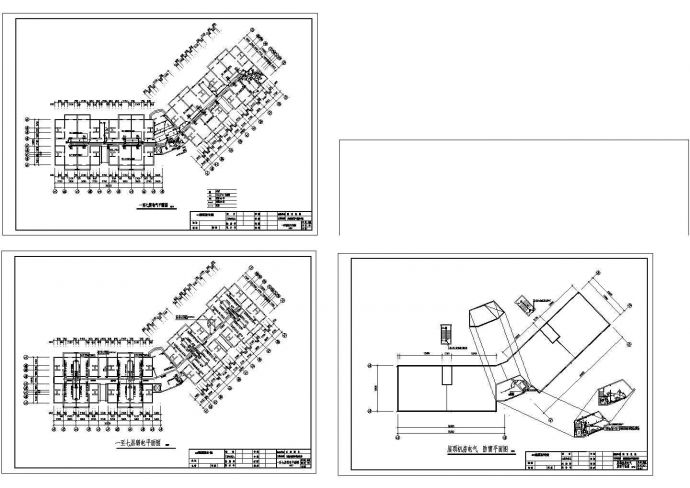 某7层V型西南医院单干楼及车库电施设计图_图1