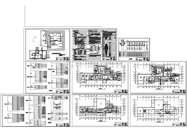 某2层医院机房综合楼电施设计图-图一