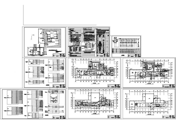 某2层医院机房综合楼电施设计图_图1