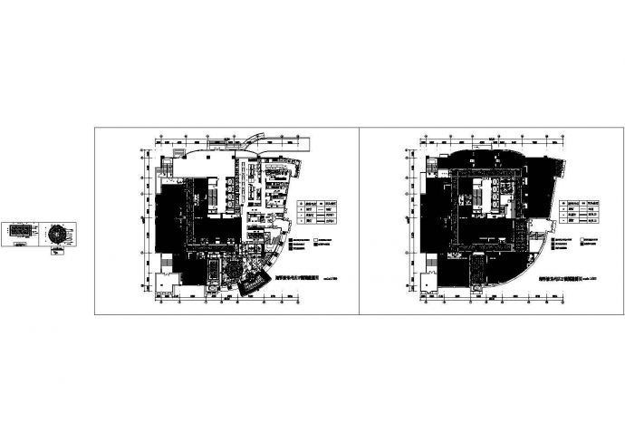 郑州鄂湘情2500㎡餐饮集团办公楼建筑设计施工图纸（CAD）_图1