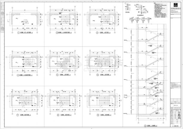 拉萨市白定医院项目一期工程-藏医住院楼楼梯CAD图.dwg-图二