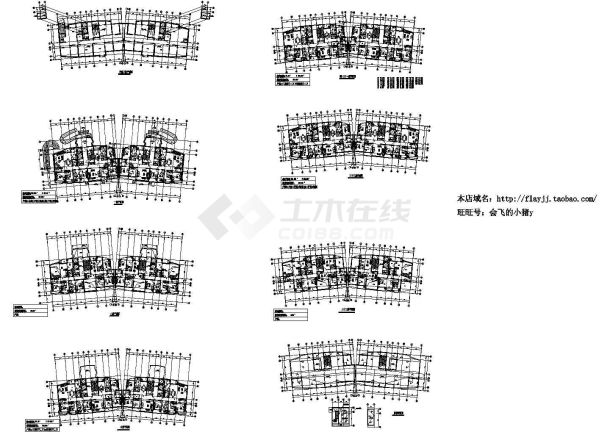 长约55米 宽15米 33层2单元每单元1楼梯2电梯2户住宅楼设计图-图一