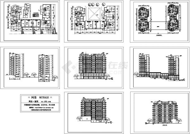 航运新村高层住宅建筑工程设计CAD施工图纸-图一