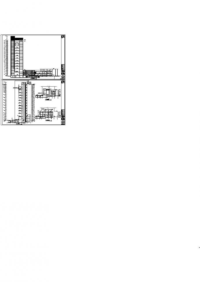 某二十六层公司办公科研综合楼建筑施工套图_图1