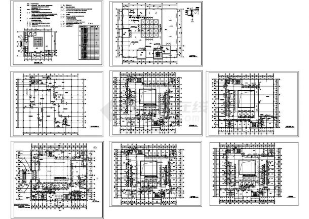 某大型医院建筑平面设计图-图一