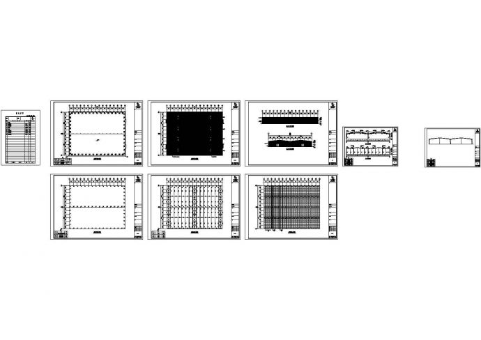 某纸业公司90米X70米单层轻钢结构厂房工程设计CAD全套结构施工图（标注详细）_图1