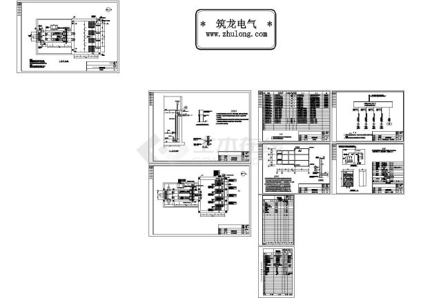 某污水处理厂粗格栅及进水泵电气施工图纸(cad)-图一