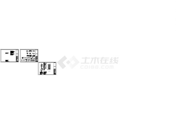 [重庆]学校综合楼人工挖孔桩基础施工图(cad)-图一