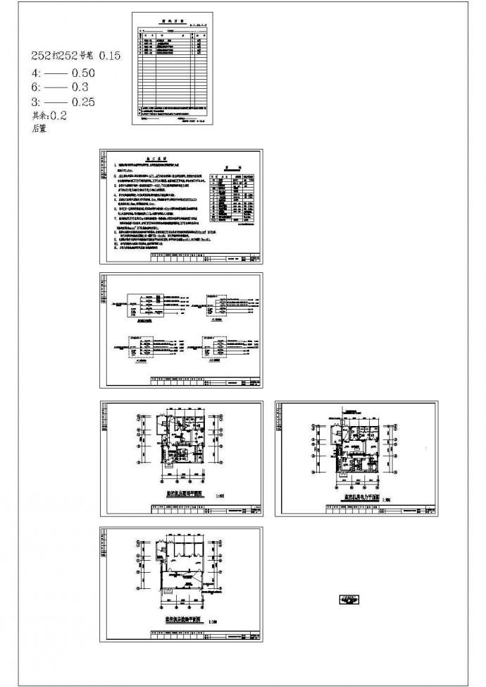 某监控机房电气设计施工图纸_图1