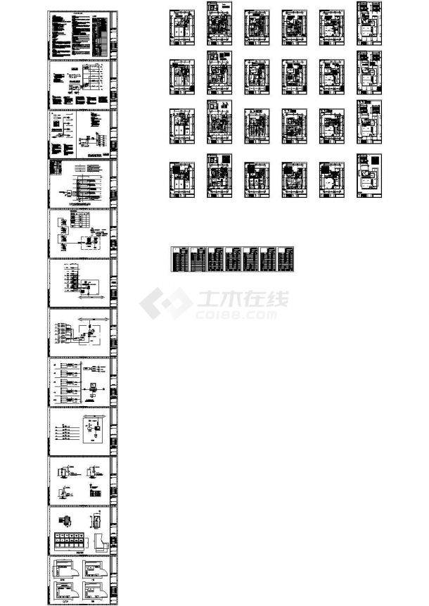 [上海]大型展览馆全套弱电设计施工图纸（含楼宇监控、安保系统)-图一