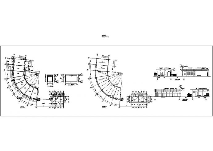 长30米 宽3.84米 工艺品厂大门建施设计图纸_图1