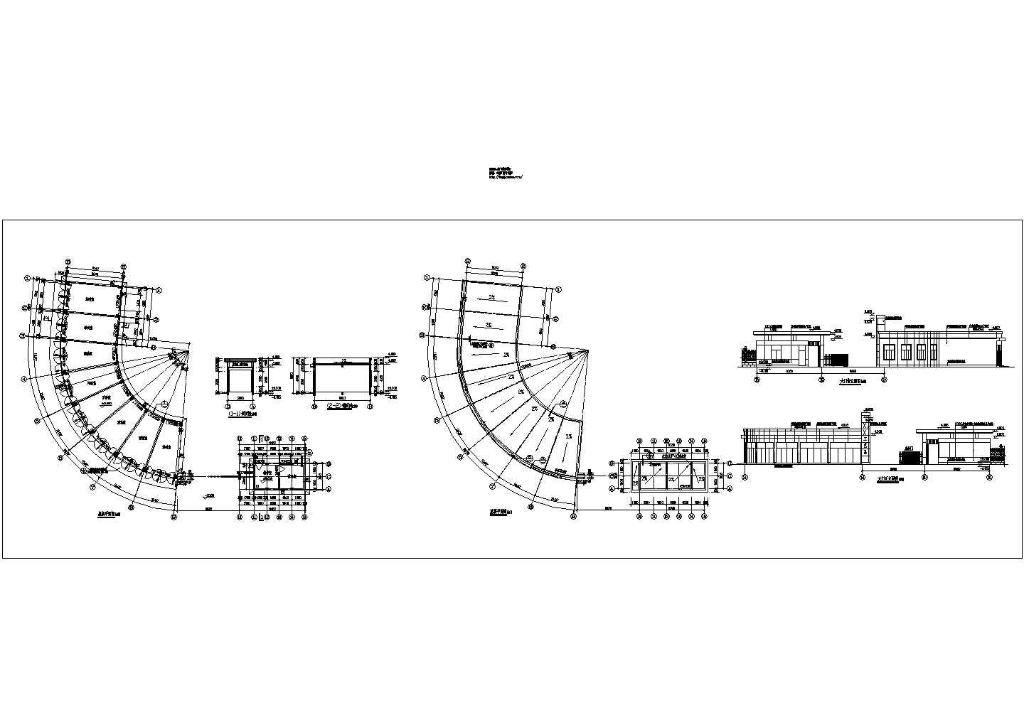 长30米 宽3.84米 工艺品厂大门建施设计图纸