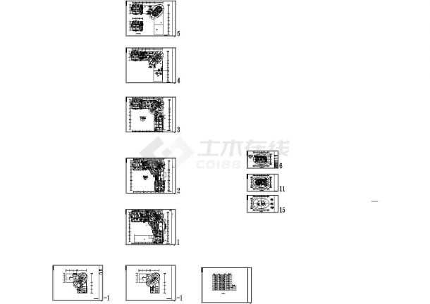 高层办公楼空调通风及防排烟系统设计CAD施工图-图二