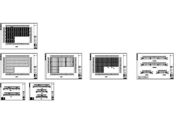 某地公司石材钢结构厂房设计图（共7张）_图1