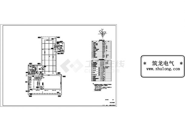 500KV变电站主接线及总平面布置详细cad设计图-图二