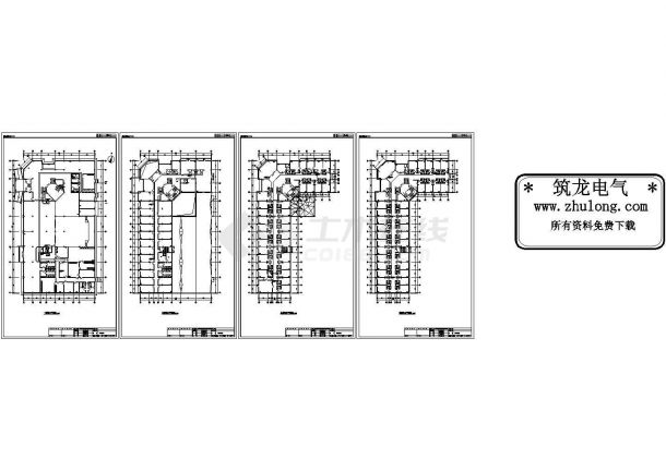 某地上四层宾馆工程电气图纸（CAD，26张图）-图二