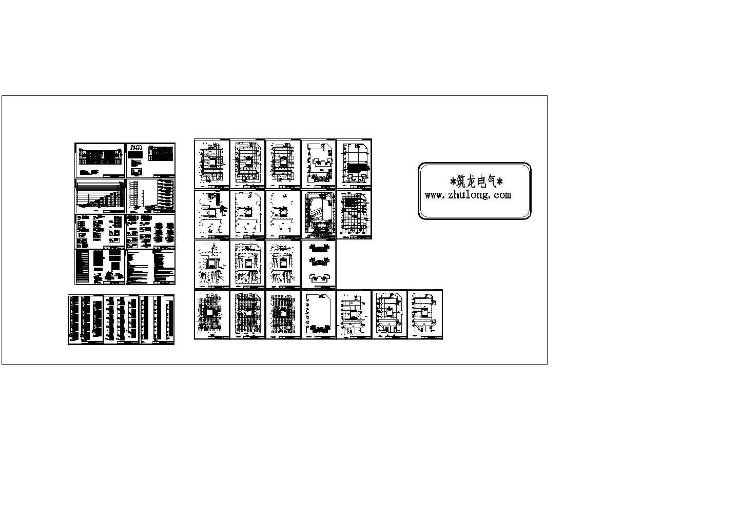 大型商业综合楼全套电气施工图纸(详图)
