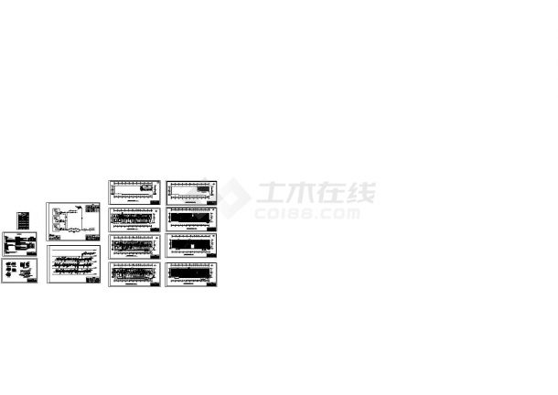 某办公楼空调采暖设计图纸-图一