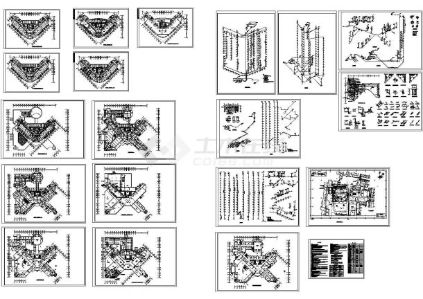 17层医院医疗楼全套给排水设计施工图-图一