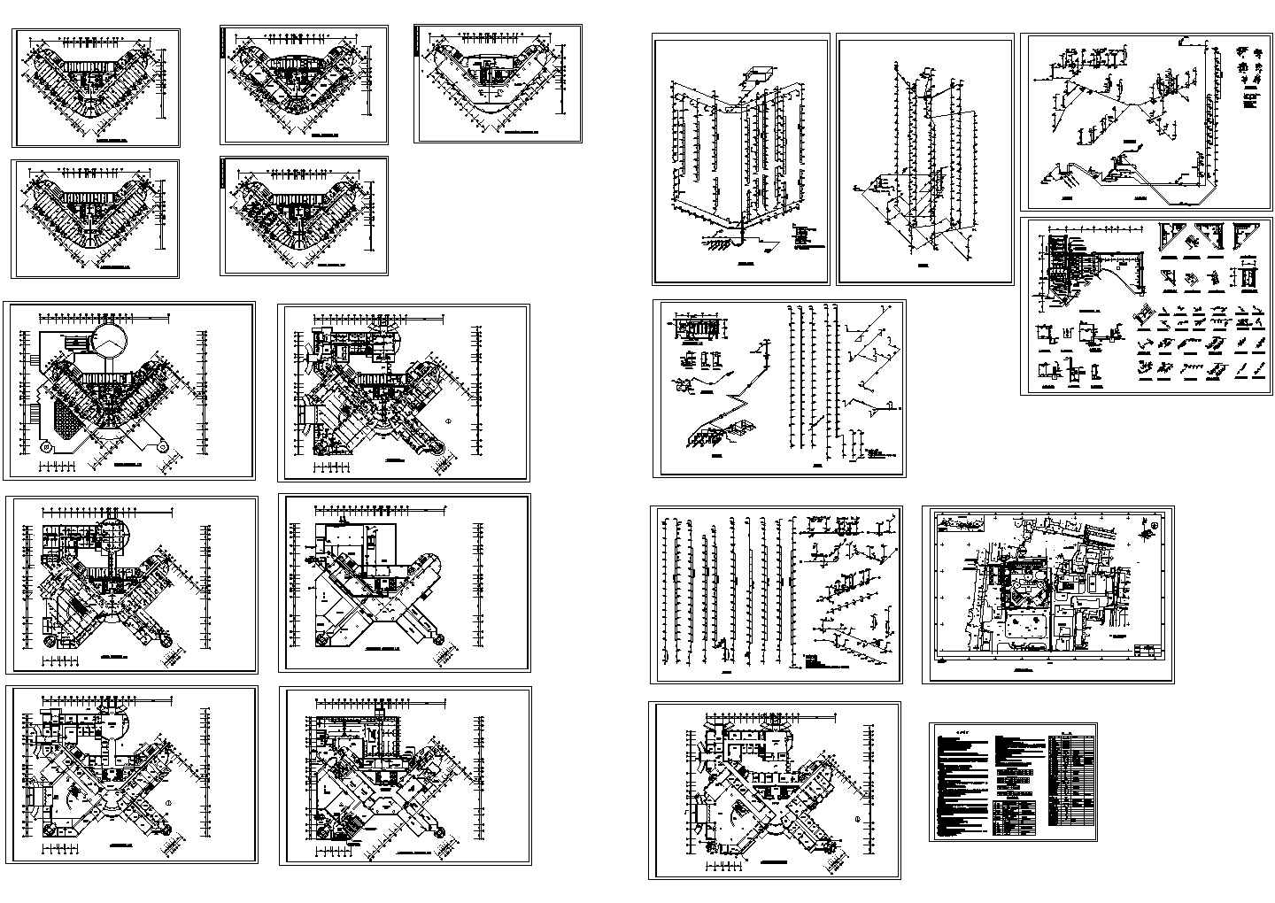 17层医院医疗楼全套给排水设计施工图
