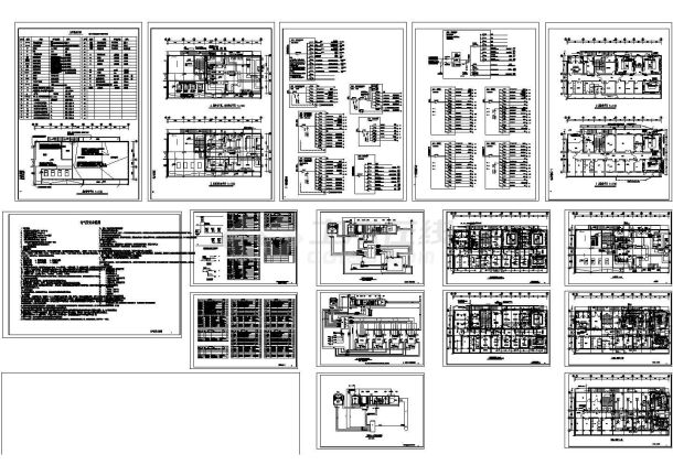 某3层市人民医院病房楼改建电施设计图-图一