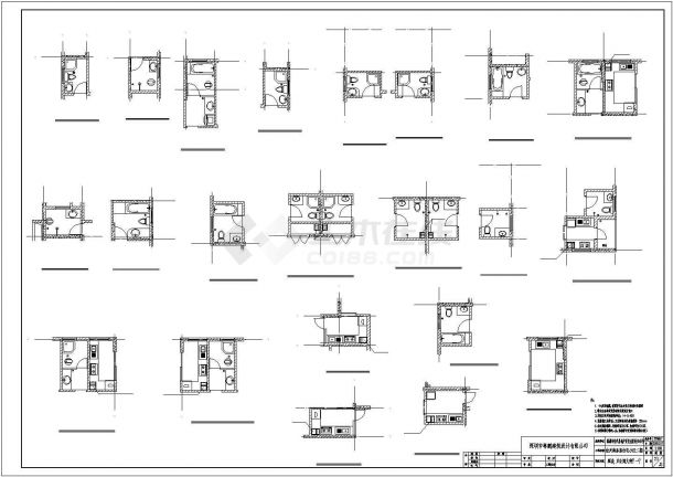 某二十四层商住楼建筑施工图CAD-图一