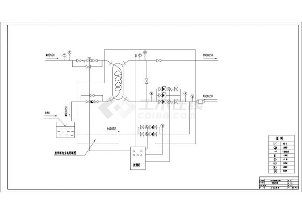 供暖换热站工艺制作CAD参考图-图二