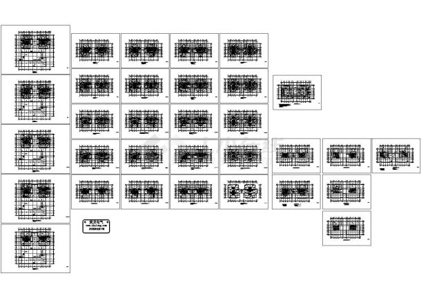 某27层综合楼电气图纸设计-图二