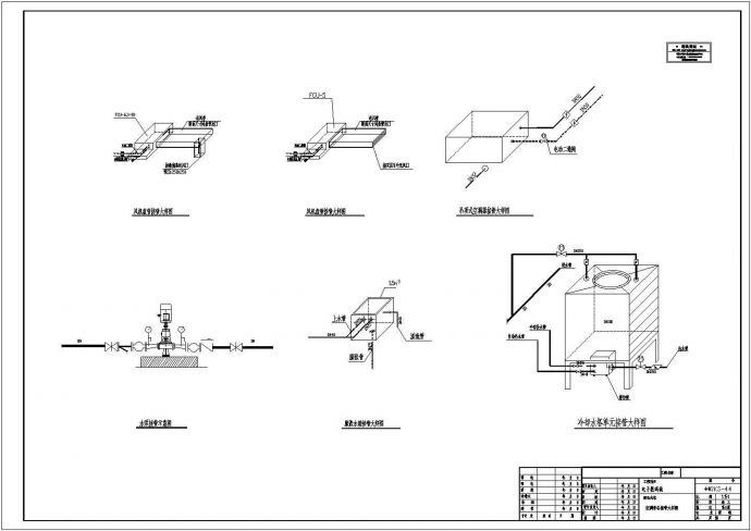 [浙江]某地商业综合性建筑空调及通风排烟系统设计cad施工图_图1