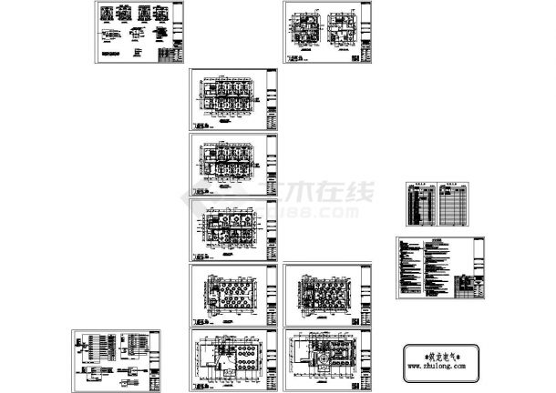  [山东]某多层酒店电气施工图纸（含电气设计说明） （CAD，12张图纸）-图一