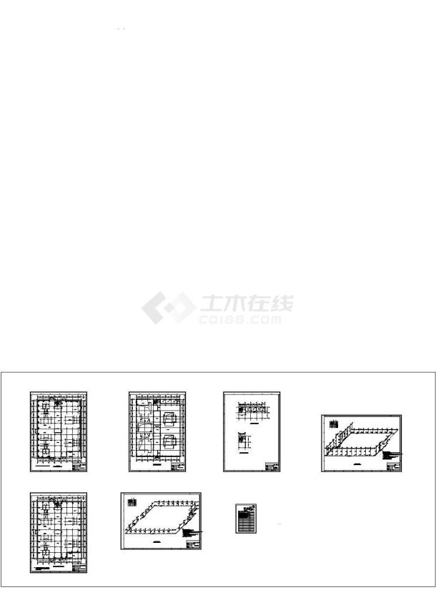 某电厂厂房采暖图设计-图一