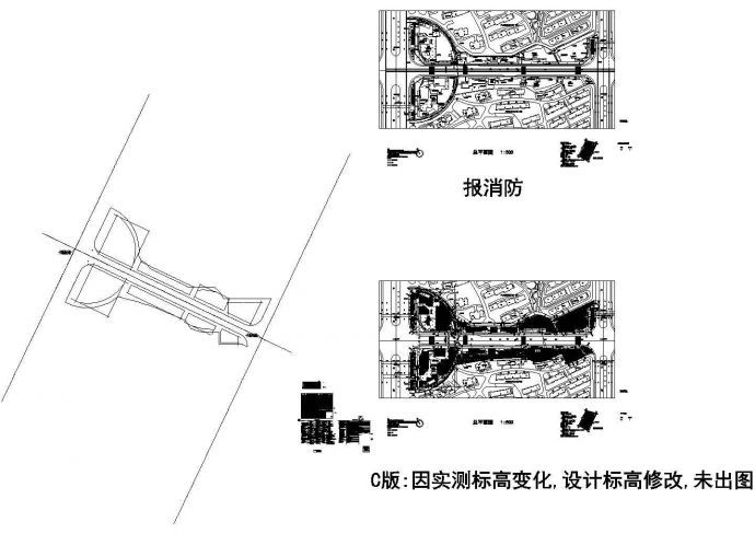 某四层沿街商业建筑施工图CAD（八栋）_图1