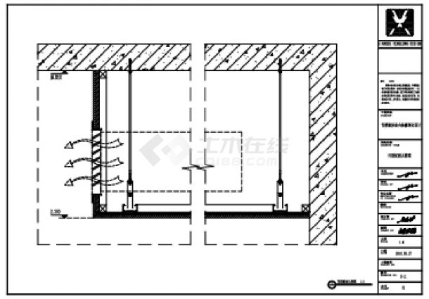 Section of a large bed room for indoor decoration of a hotel - Figure 1
