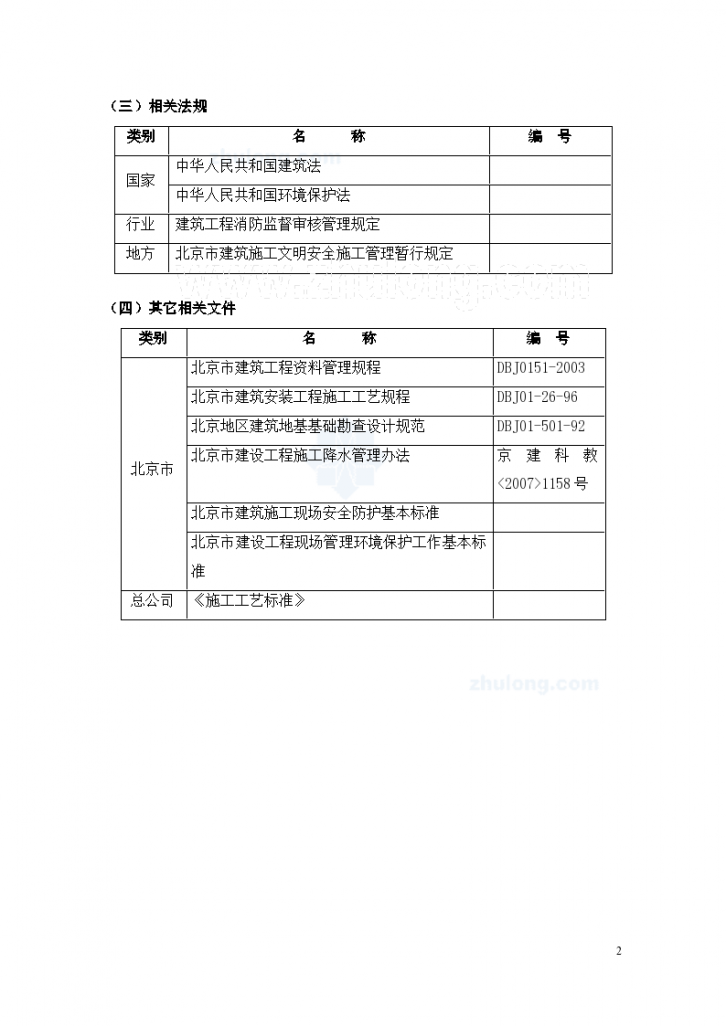 [北京]20米深基坑土钉墙加桩锚 支护施工组织设计（安全文明样板工程 含计算书）-图二