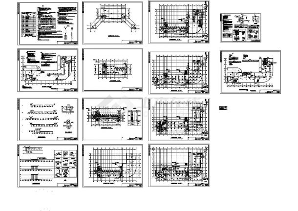 综合楼暖通施工图纸(CAD，14张图）-图一
