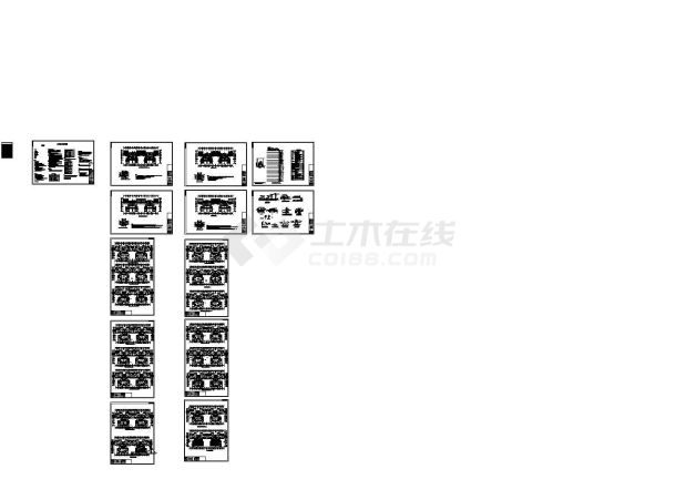 [广西]超高层住宅楼太阳能热水系统给排水施工图纸（光伏系统）.共二十三张-图一