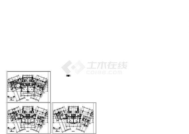 [广东]超高层住宅楼给排水消防施工设计cad图-图一
