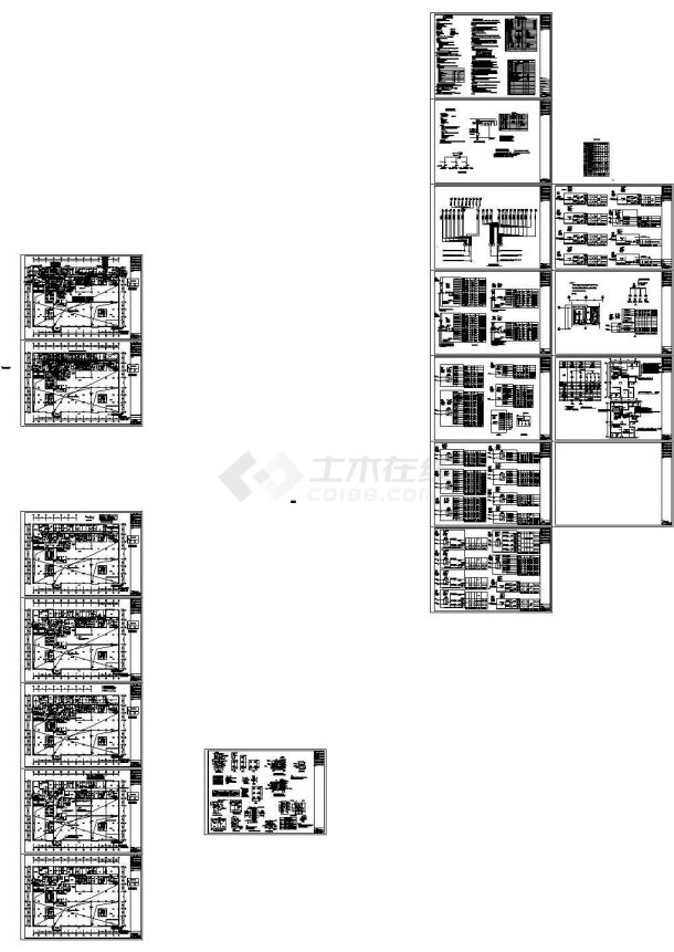 [江苏]大型医院病房楼全套电气施工图纸112张（知名设计院 详图丰富）-图二