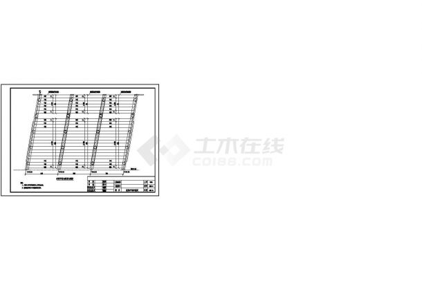 13m空心板简支梁板梁平面布置节点详图设计-图二